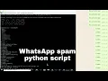 Whatsapp Spam Messages using python selenium