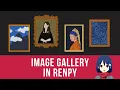 Renpy Tutorial for Image Gallery Displaying your CGs in an Album
