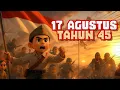 17 Agustus Tahun 45 | 🇮🇩 Merdeka! Lagu \u0026 Animasi 3D Hari Kemerdekaan Indonesia