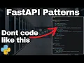 FastAPI Clean Code Avoid these 8 Junior Mistakes