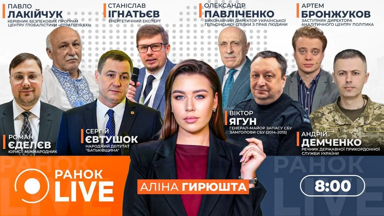 CША запровадять нові санкції проти РФ — ефір Ранок.LIVE