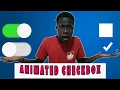 How to make Custom Animated Checkbox with HTML CSS