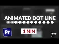 How to Make a Dotted Animated Line Premiere Pro