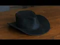 making a matte black leather cowboy hat w DIY PDF file download