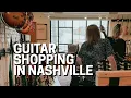 Download Lagu Exploring Nashville Guitar Shops With a Friend From Tokyo!