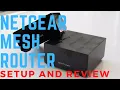 Netgear Nighthawk Mesh Wifi 6 Router AX1800 MK63 Unboxing Setup and Review