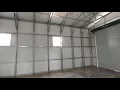 Carolina Carports inc 40x40x14 Steel Building interior