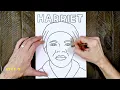 How to Draw Harriet Tubman