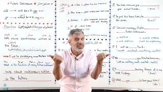 عرفات القزعة شرح قاعدة Future Continuous 