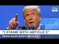 Download Lagu NET BINNEN: Trump bevestigt NAVO-engagement: \