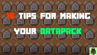 Minecraft 15 Tips for Data Pack Creation Minecraft Datapack Tutorial