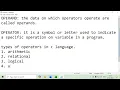 Lecture - 4 Operators in C Language Arithmetic Operator