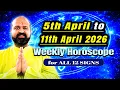 5th April 2026 to 11th April 2026 Weekly Horoscope for all 12 Zodiacs English Version Horoscope