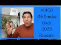 1 400 4th Stimulus Check with the 2023 Recession