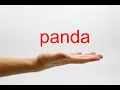 Download Lagu How to Pronounce panda - American English