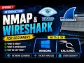 Nmap Wireshark Tutorial for Beginners Install on Windows Kali Linux 2026