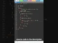 hollow rhombus pattern in c