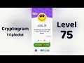 Cryptogram Tripledo Level 75 Solutions Logic Puzzle Game Mini Boss