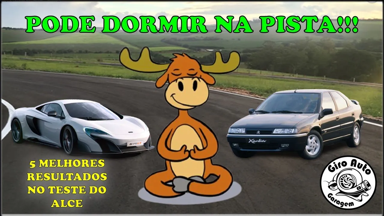 Top 5 Melhores carros no teste do alce