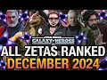ALL ZETAS RANKED FROM BEST TO WORST DECEMBER 2024 Zeta Order Best Zetas for EVERY Team in SWGoH