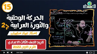 درس الحركة الوطنية والثورة العرابية ج2 الدرس السادس الصف الثالث الاعدادي 