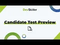 DevSkiller TalentScore Candidate Test