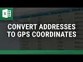How to Convert Addresses to GPS Coordinates