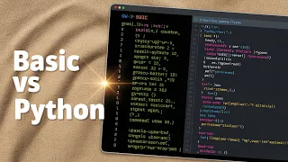 GW-Basic Vs Python counting 1 to 10 codding Lunar Computer College