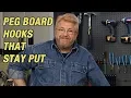 Peg Board Hooks that Stay Put