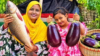 আজ পায়েলের মা একদম কম তেল মশলাই,বেগুন দিয়ে রুই মাছের ঝোল রান্না করলো,খেতে সেই স্বাদ l Fish Recipe
