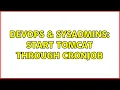 DevOps SysAdmins Start Tomcat through cronjob 2 Solutions