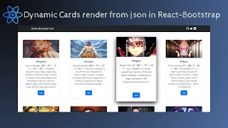 Cards with React Bootstrap and JSON Use images links from array of objects