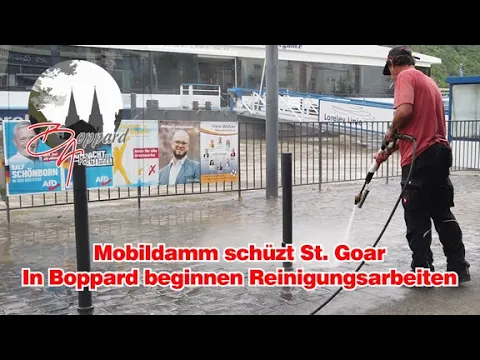 Download MP3 Mobildamm in St  Goar • Boppard beginnt mit der Reinigung