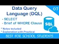 7 What is Data Query Language DQL in SQL Introduction to the SELECT Command in MySQL