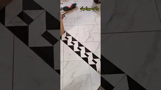 بطريقة أو بأخرى يمكنك تحويل عتبة الباب من بلاط السيراميك إلى تحفة