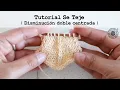 Disminucion Doble Centrada o CDD Tutorial Se Teje
