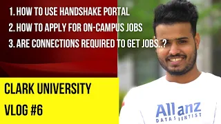 How to Use Handshake Portal for On-Campus Jobs Step-by-Step Demo Clark University Vlog