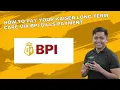 How to pay Kaiser premium using BPI bills payment