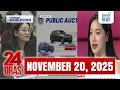 Lagu 24 Oras Express: November 20, 2025 [HD]