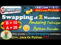 Swap 2 Numbers in Python Compare Swapping in Python C Java Python Tutorial for Beginners