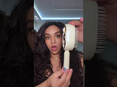 Softening hair brush #hairstyle