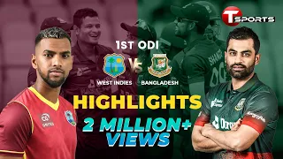 Download Highlights | Bangladesh vs West Indies | 1st ODI | T Sports MP3