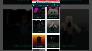 Midnight Horrors Wiki List of Killer Removed Killer
