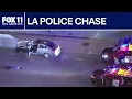 Police chase in Los Angeles westside neighborhoods