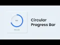 How To Make A Circular Progress Bar With Html Css and Javascript