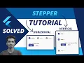 Flutter Stepper Widget - Easy Tutorial