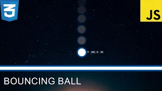 How To Create a Bouncing Ball - Using HTML CSS and JavaScript Tutorial
