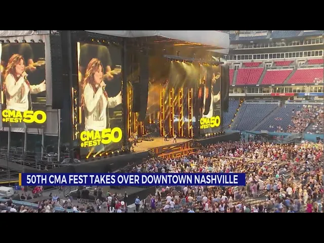 50th CMA Fest takes over downtown Nashville