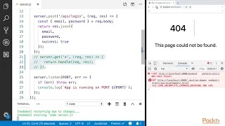 Hands-On Server-Rendered Create Login Form to Handle Post Request packtpub com