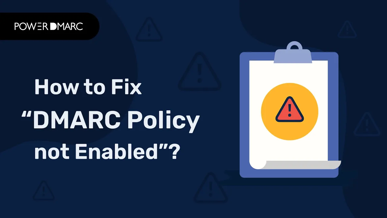 How do I fix “DMARC Policy Not Enabled” in 2026? YouTubeプレーヤー